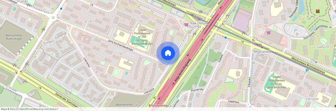 ul. Jana Kochanowskiego, Piaski, Bielany, Warszawa, mazowieckie