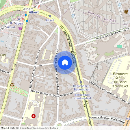 Rue Berkendael, 14, 4, 1190, Forest