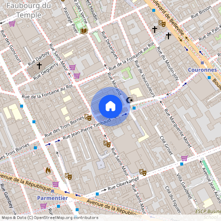 Building Rue Des Trois Couronnes - checkmyguest - 1316430, Rue Des Trois Couronnes, Paris