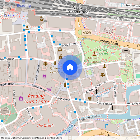 The Forbury, Reading, Berkshire, RG1