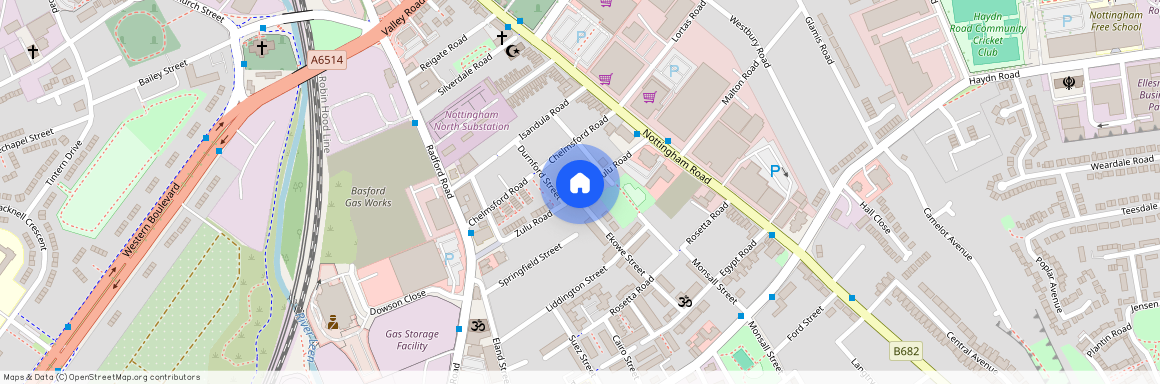 Zulu Road, Nottingham NG7