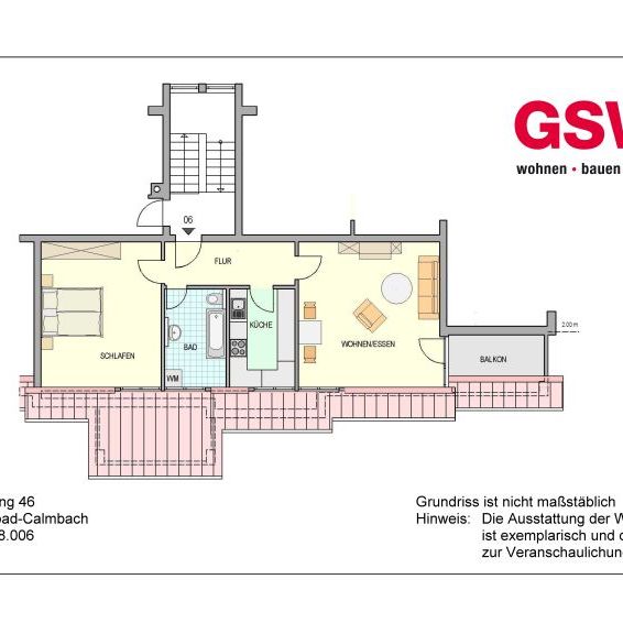 Nur mit Wohnberechtigungsschein - Tolle 2-Zimmerwohnung mit Balkon - Foto 1