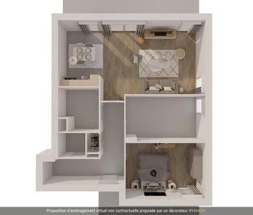 location Appartement T3 DE 64.35m² À ASNIERES SUR SEINE - Photo 4