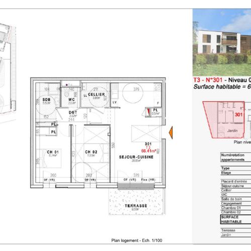 APPARTEMENT TYPE 3- LE PUY DE MARMANT – VEYRE-MONTON - Photo 2