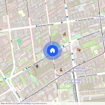 ul. Marii Skłodowskiej-Curie, Stare Polesie, Polesie, Łódź, łódzkie