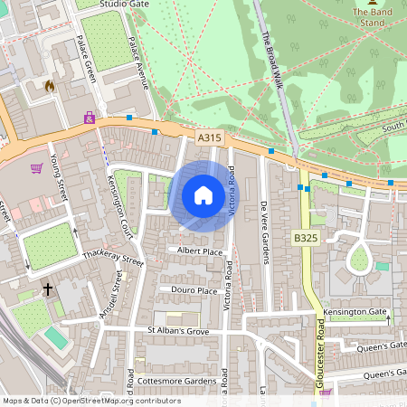 Prince Of Wales Terrace, Kensington, London, W8