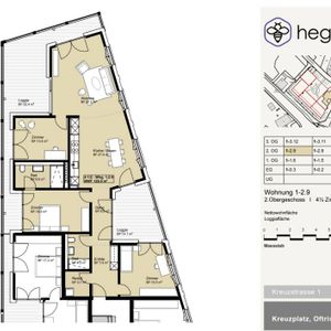 Letzte 4.5-Zimmer-Wohnung in der Überbauung «Kreuzplatz» – Nachmieter gesucht - Foto 3