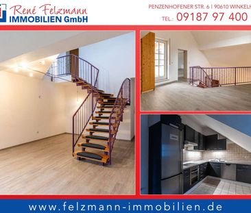 Maisonettewohnung. Homeoffice auf der Galerie oder Dachterrasse? Be... - Foto 1