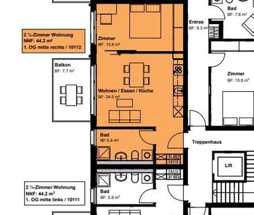 Rent a 2 ½ rooms apartment in Roggwil - Photo 5