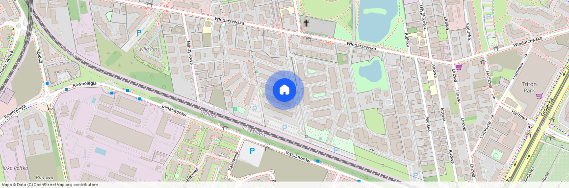 ul. Włodarzewska, Szczęśliwice, Ochota, Warszawa, mazowieckie