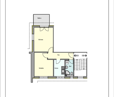 Helle 2-Zimmer Wohnung mit Balkon! - Foto 2