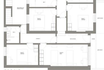 Quarto em vivenda renovada Braga centro 10min da UM