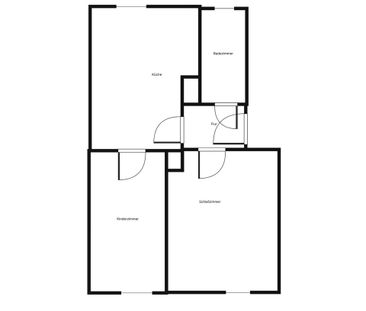 Neu renovierte, ansprechende 2-Zimmer-Wohnung im Erdgeschoss - Photo 3