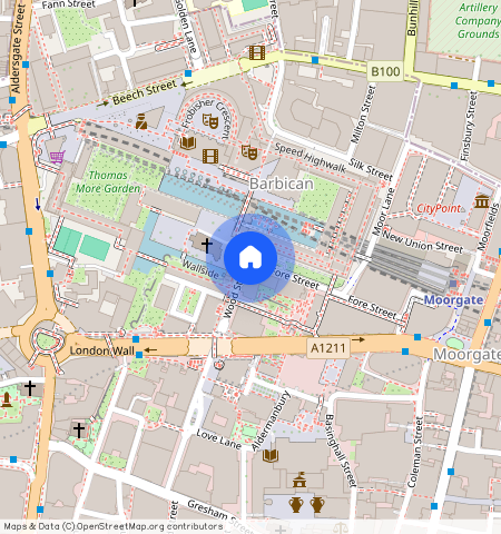 Wood Street, Barbican, London, EC2Y