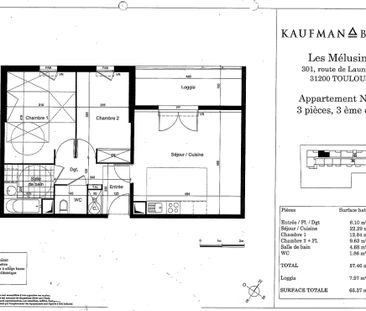 Appartement 3 pièces - Photo 3