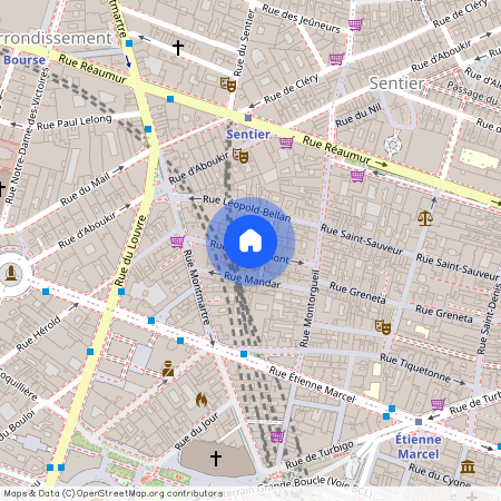 Rue Bachaumont, Francja, Paris