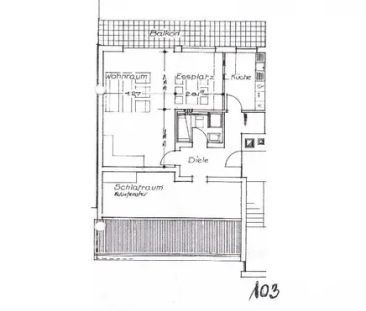 Moderne 2-Zimmer-Wohnung mit Balkon und EBK! - Photo 1