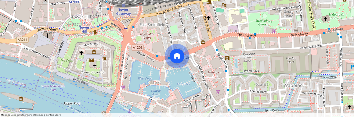 Merino Gardens, St Katharine Docks, London, E1W