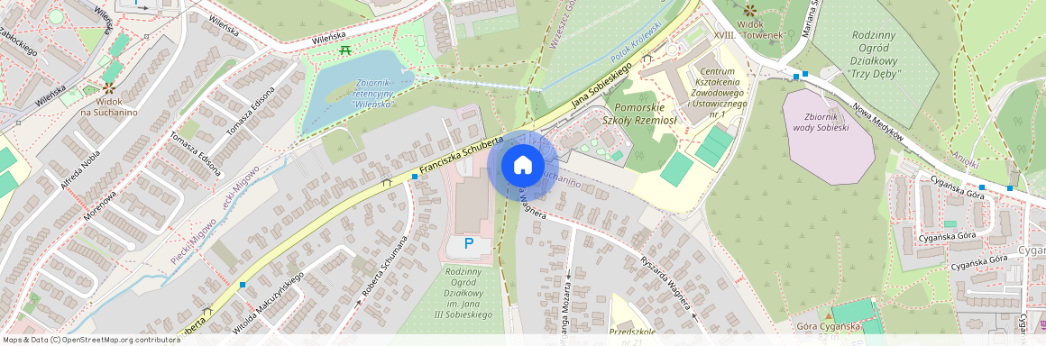 ul. Ryszarda Wagnera, Wrzeszcz Górny, Gdańsk, pomorskie