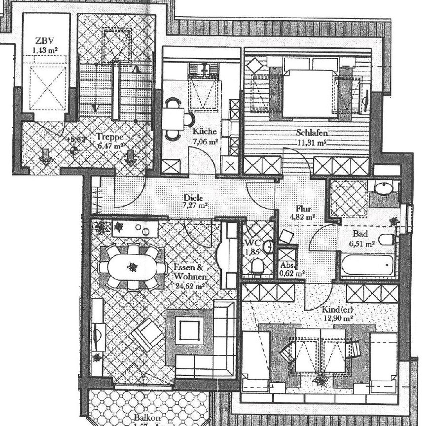 3-Zimmer Dachgeschosswohnung in zentrumsnaher Lage von Hemer - Photo 2