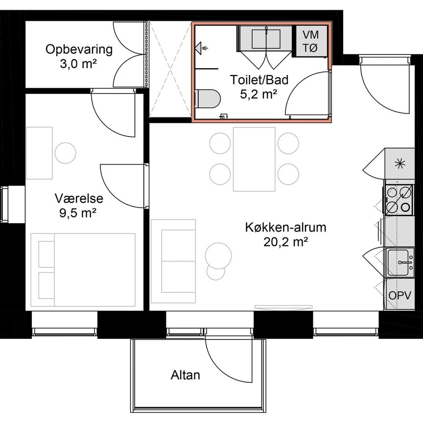 Jarlsberggade 9, 1 lejl. 4 - Foto 2