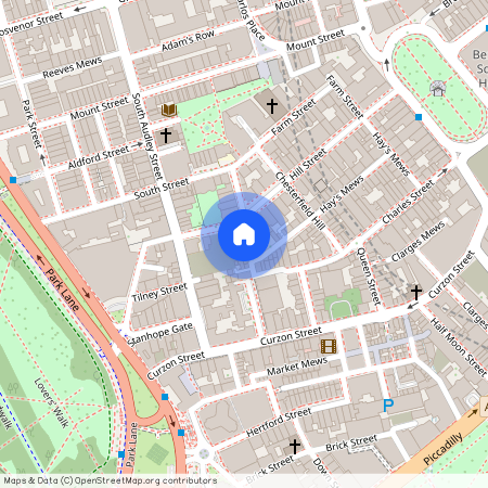 Hill Street, Mayfair, London, W1J