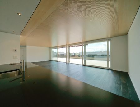 Modern attic apartment in Sursee - stylish living with a panoramic view - Photo 4