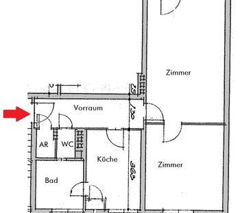 2-Zimmer-Wohnung mit Balkon - Photo 1