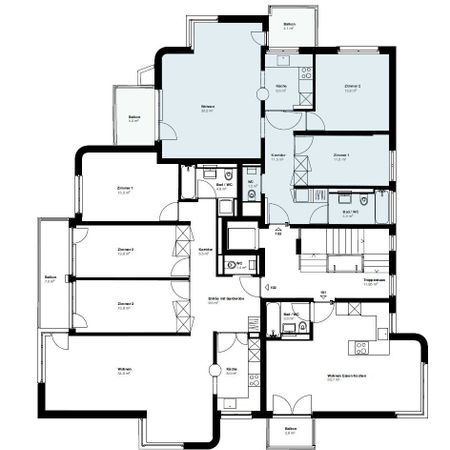 FIRST RENTAL 3.5-room apartment 2nd floor, 8048 Zurich for rent - Photo 4