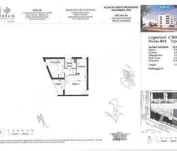 Location Appartement 2 pièces 45m² AVIGNON 84140 - Photo 2