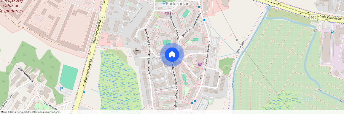 ul. Konstantego Ildefonsa Gałczyńskiego, Podgrodzie, Olsztyn, warmińsko-mazurskie