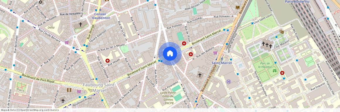 Boulevard Saint Marcel et Rue Jeanne d'Arc 75013 Paris (13e arrondissement)