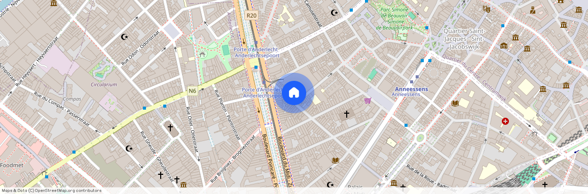 Rue des Foulons, 63, – 1000, Bruxelles