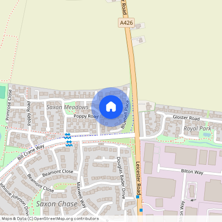 Bluebell Place, Lutterworth, LE17