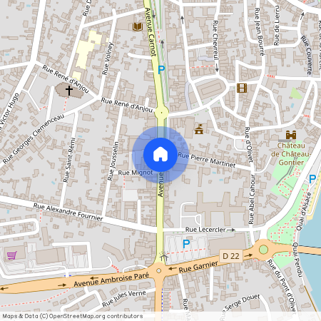 Francja, Chateau Gontier Sur Mayenne