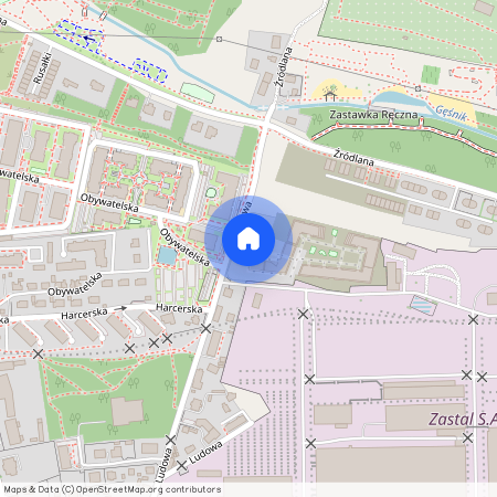 ul. Ludowa, Centrum, Zielona Góra, lubuskie