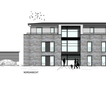 Hochwertige Neubauwohnung im 1. Obergeschoss mit Südbalkon! - Foto 1