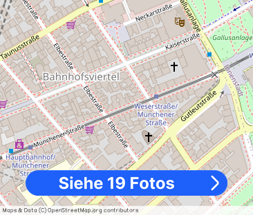 Komplett neu möbliertes Apartment fußläufig zum Bankenviertel - Foto 1