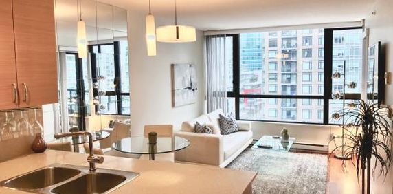 Yaletown Fully Furnished 1 Bedroom + Den + Balcony + Parking + Storage - Photo 2