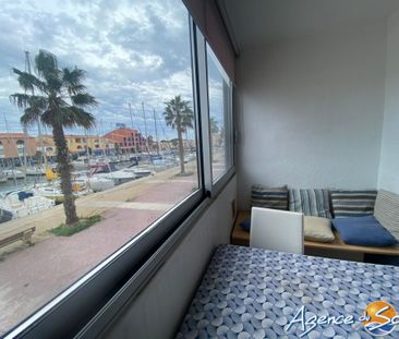 Port Leucate – Location Appartement – 22.06 m² – 530€ CC / mois - Photo 1