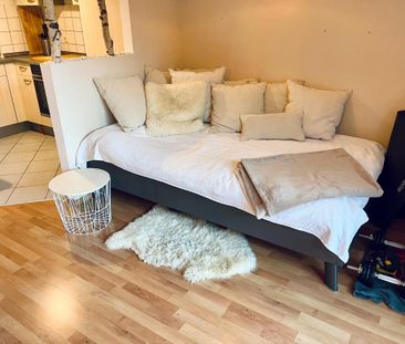 Helle, möblierte 1-Zimmer-Wohnung (39 m²) mit Balkon in Leipzig - Photo 1