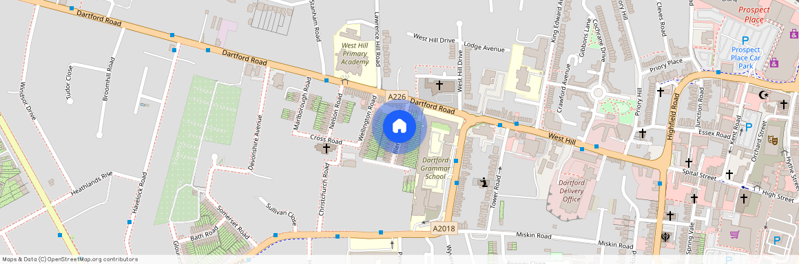 Blenheim Road, Dartford. DA1