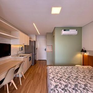 Studio para alugar com 25m², 1 quarto e sem vaga - Foto 2