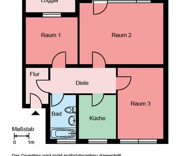 3 Zimmer Wohnung in Iserlohn - nur mit WBS ab 3 Personen! - Foto 2