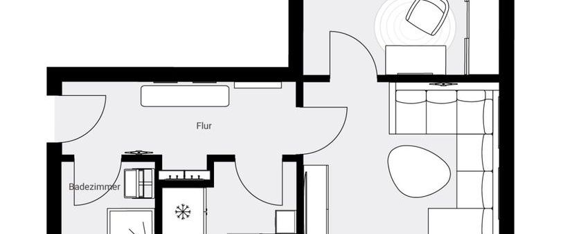 Auspacken & loswohnen: Frisch sanierte und möblierte 2-Zi-Wohnung mit Balkon in Löderburg - Foto 1