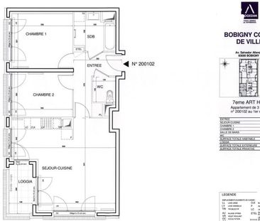 location Appartement T3 DE 61.5m² À BOBIGNY - Photo 1