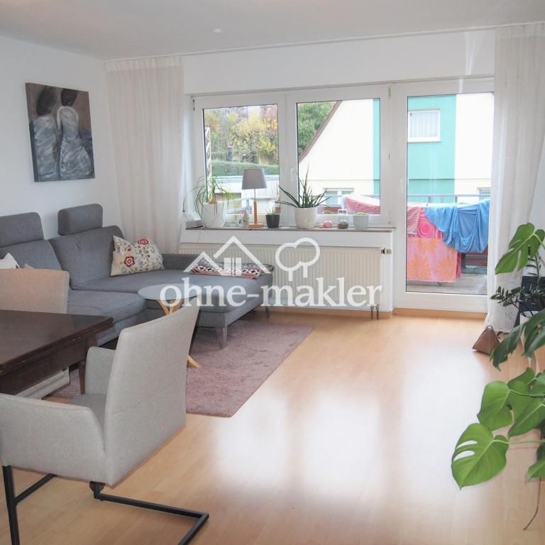 Sonnige 3-Zi-Wohnung 1. OG mit großem Westbalkon - Bahnhof Asperg 5 Minuten entfernt - Photo 1