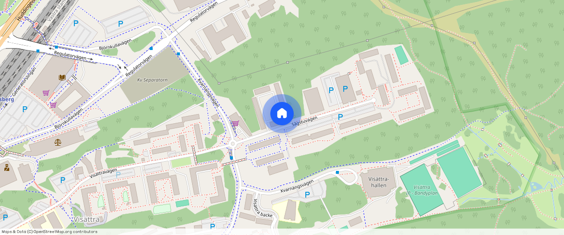 Visättra, Huddinge, Stockholm, Sågstuvägen 1A