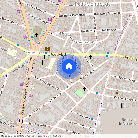 Rue du Lunain, Francja, Paris