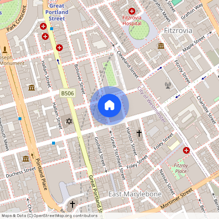 New Cavendish Street, Fitzrovia, London, W1W